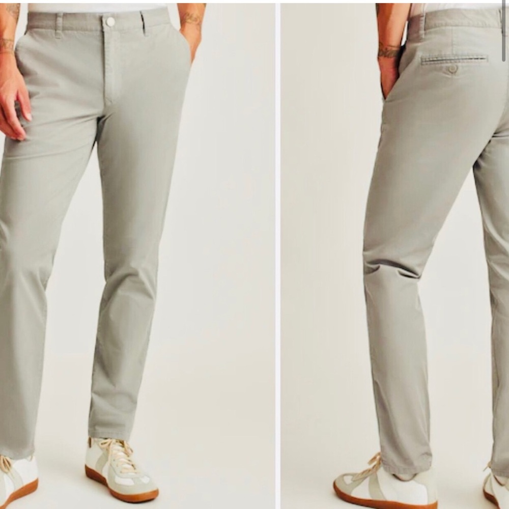 NWT Bonobos 32x30 Original Stretch Washed Chino Slim Ultimate Grey Light Gray